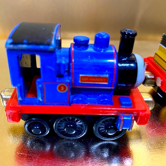 THOMAS AND FRIENDS DIE CAST VTG 2008 STEPNEY #55 & SIR HANDEL #3 & 2002 TREVOR - Picture 8 of 16